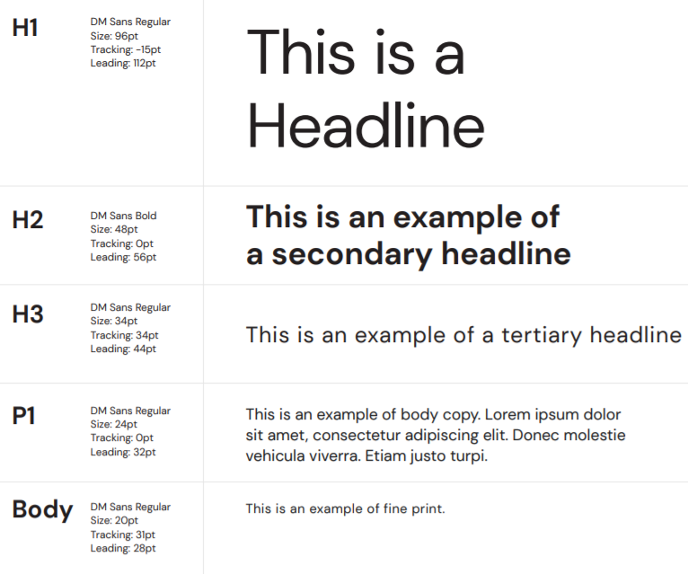 Typographic Hierarchy